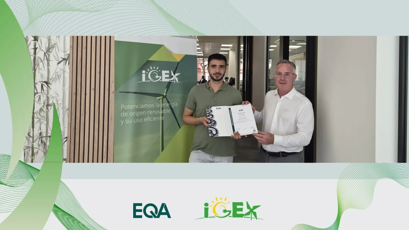 iGEX Estudios obtiene la certificación ISO 9001: la calidad, también en la gestión energética